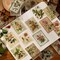 60pcs Vintage Postage Stamp Stickers (Multicolor) 7.5 x 3.7 x 0.2 inches